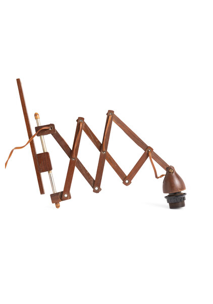 Wooden Wall Light, Harmonica, Vintage Design