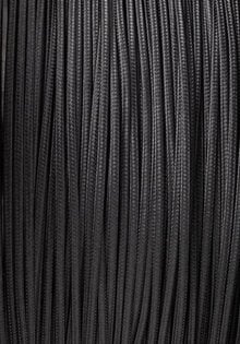 Heel Dun Elektriciteitssnoer, 2-Draads, Zwart Plat