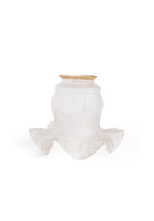 Antique Glass Lampshade, Skirt model