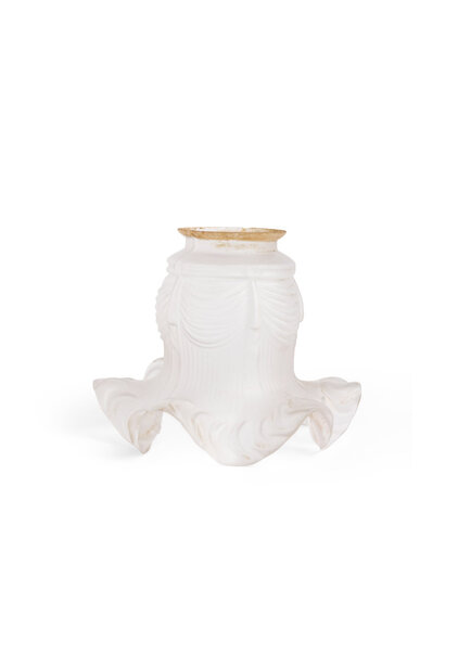 Antique Glass Lampshade, Skirt model