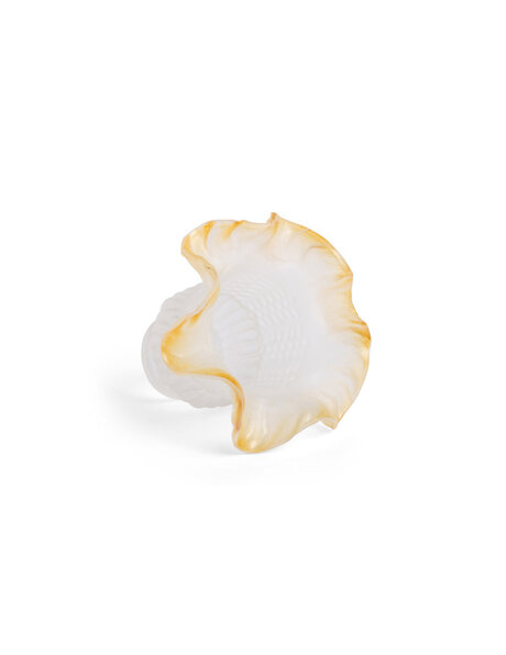 Lampshade, skirt cap with colored edge, ca. 1940