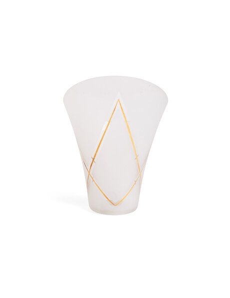 Matte glass lampshade, 1950s