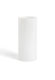 White Glass Cylinder, 7 cm high
