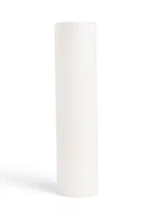 Heel Licht Roze Glazen Cilinder, 20 cm hoog