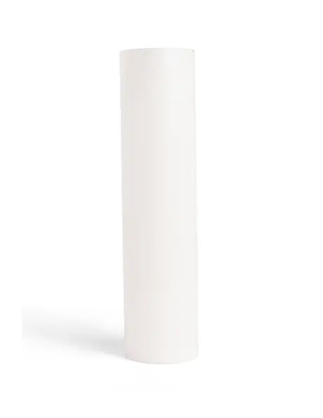 Glazen cilinder, licht roze, 20 cm hoog