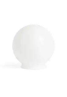 White Glass Ball, 1940s