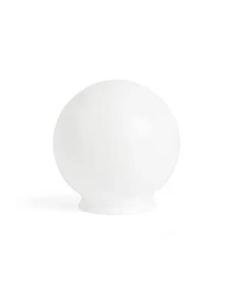 Wit glazen bolletje, lampglas