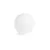 White glass ball, lamp glass