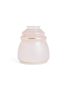 Vintage Lampenkap, Licht Roze Glas, Jaren 30