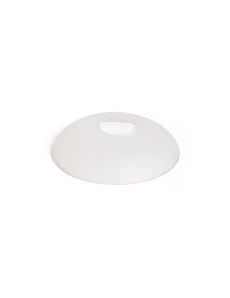 Matte glass lampshade, flat model