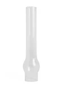 Lampglas, Olielamp, Helder, 26 cm hoog