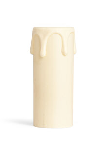 Candle Sleeve, E14, Cream Drops, 7.0x2.9 cm (2.8x1.14 inch)