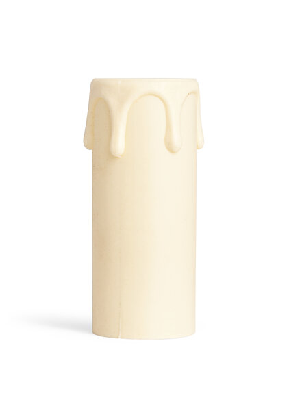 Candle Sleeve, E14, Cream Drops, 7.0x2.9 cm (2.8x1.14 inch)
