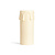 E14 Candle socket cover, cream, model with drops, hight: 7.0 cm (2.8 inch)