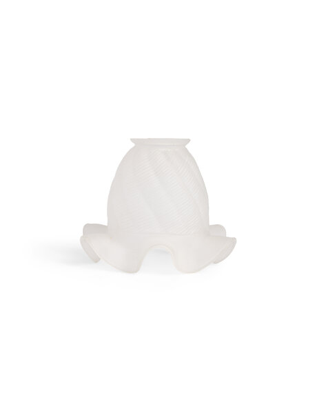 Frosted glass lampshade, whirlwind
