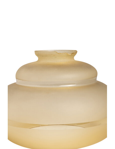 Bruin matglazen lampenkap, jaren 40