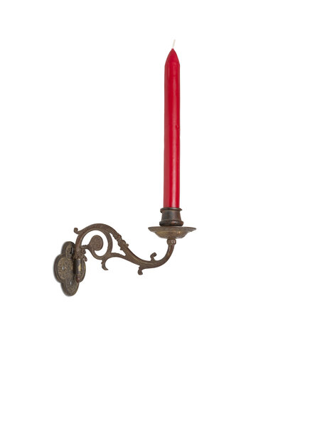 Antique wall lamp, for 1 real candle