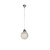 Small hanging lamp with bewerkt glass ball