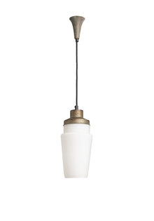 White Hanging Lamp, Glass