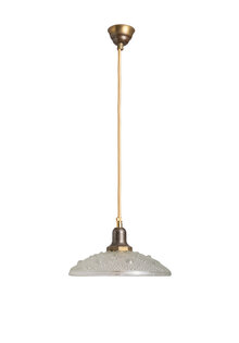 Kleine Vintage Hanglamp, Glazen Bubbeltjes, Jaren 60