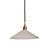 Small frosted glass pendant lamp on a cord