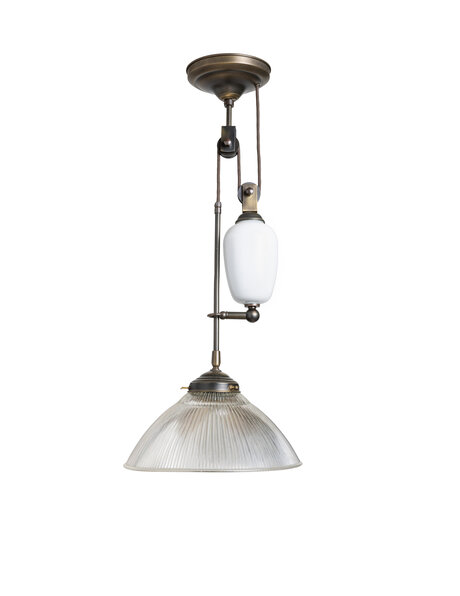 Industrial hanging lamp, 1930s