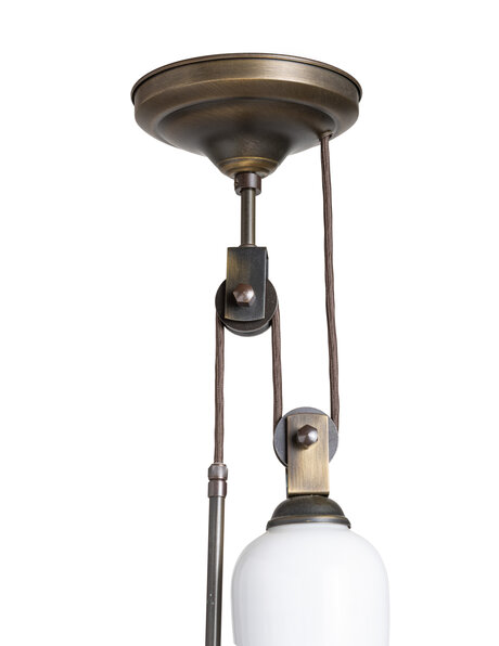 Industrial hanging lamp, 1930s