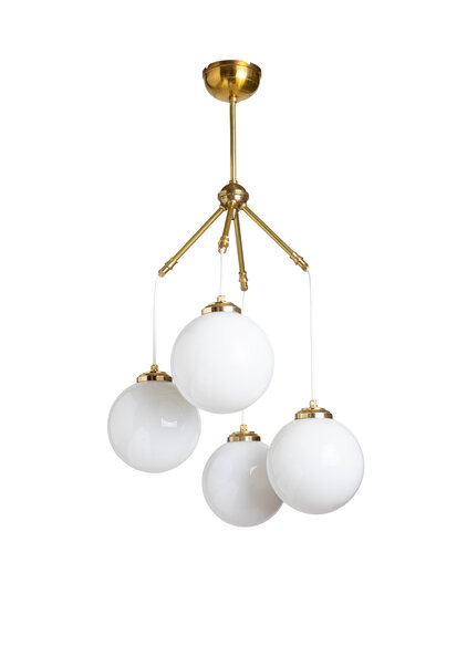 Glazen Hanglamp, Cascade, Jaren 50