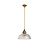 Small old hanging lamp, ground frosted glass