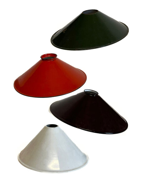 Lampenkap industrieel, emaille