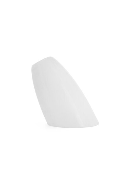 Retro lampenkap, schuin, wittig glas