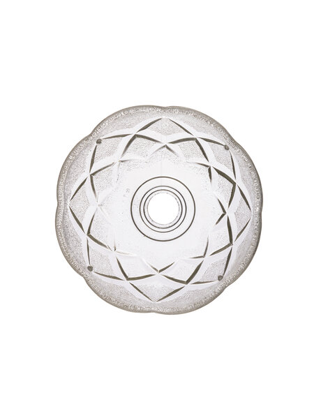 Glass dish, flower, luster glass