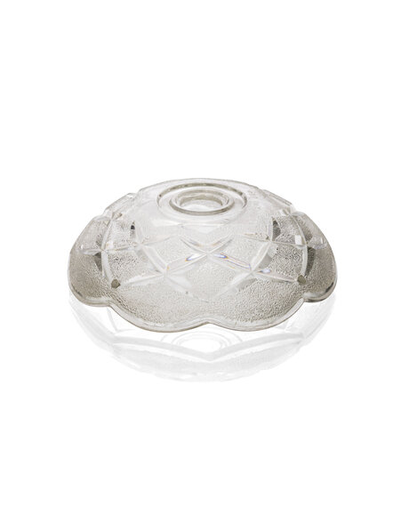 Glass dish, flower, luster glass