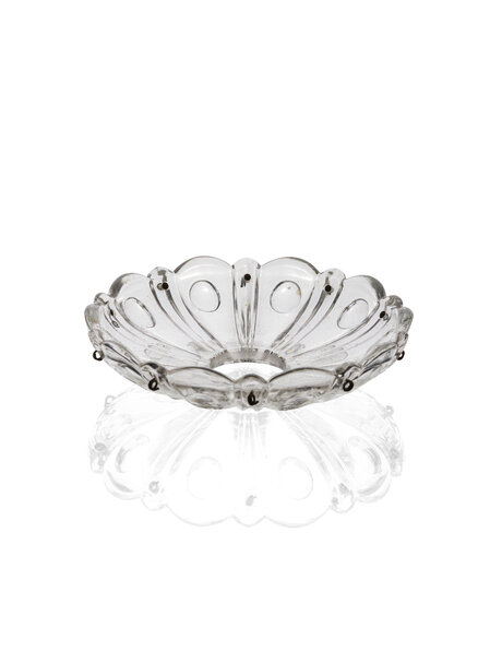 Candelabra-dish.-glass-bowl-with-rim