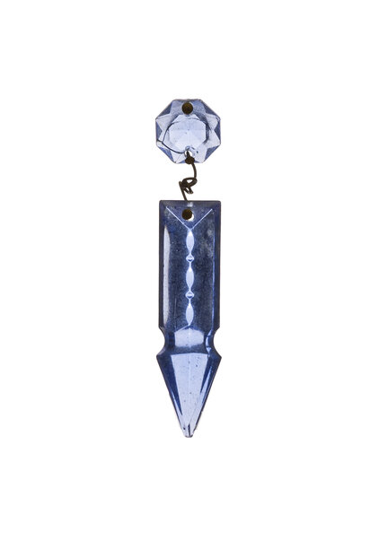 Blue Glass Arrow For A Chandelier