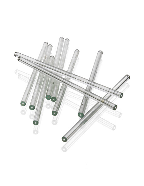 10 pcs Long Glass bead, cylinder