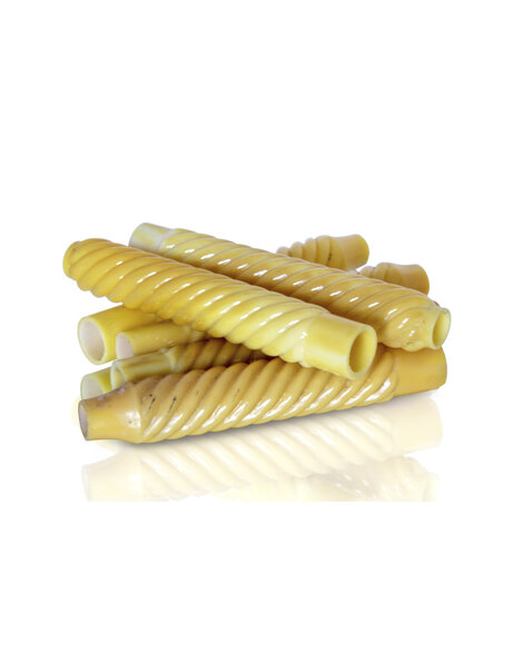 Glass decorative candles, yellow glass