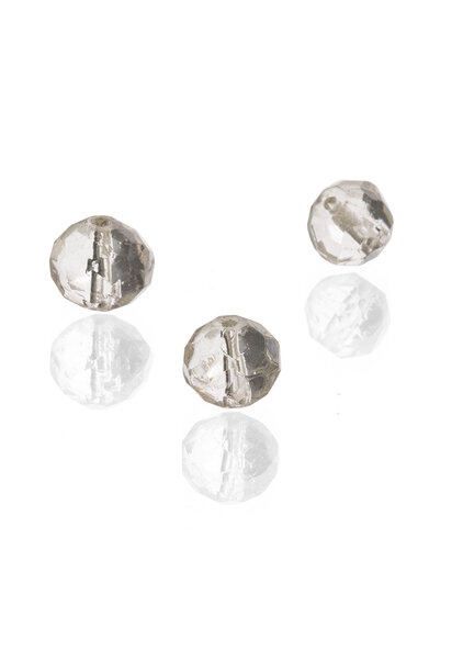 Vintage Round Facet-Cut Beads Sold per 10 pcs.