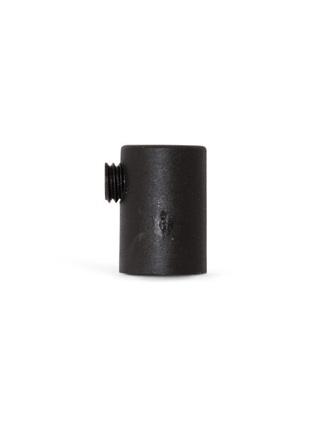 Cord grip, black, internal wire M10x1, material: plastic
