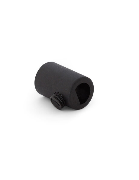 Cord grip, black, internal wire M10x1, material: plastic