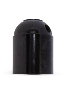 Fitting e27, Fitting with Side-entry, Black