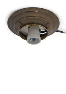 Ceiling Lamp Ring, Brown Copper, 8.2 cm / 3.2 inch