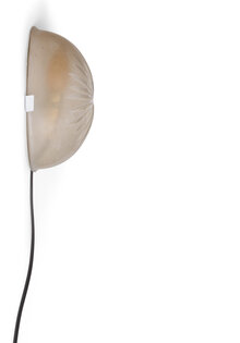 Antieke wandlamp, Mat Glazen met Geslepen Ster, Jaren 30