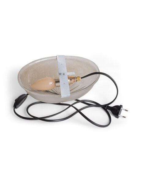 Cut glass wall lamp with bracket, 1930s