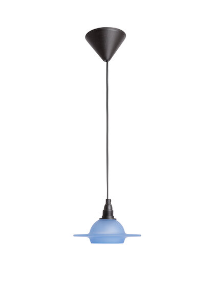 Small Pendant Lamp, Blue UFO Pendant Light