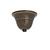 Ceiling cup made of patinated brass