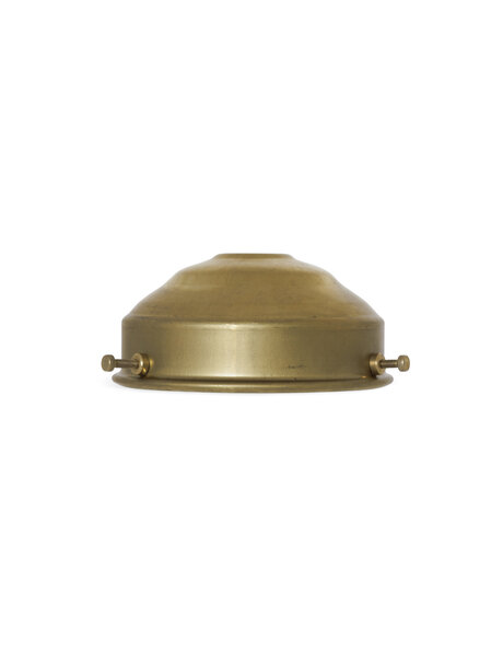 Glass shade holder, grip 8 cm / 3.15 inch, brass