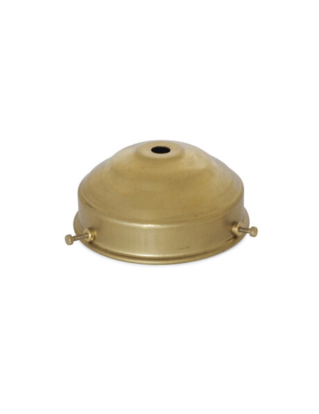 Glass shade holder, grip 8 cm / 3.15 inch, brass
