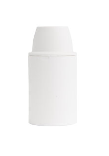 Lamp Socket (E14 Fitting), White, Polished Surface