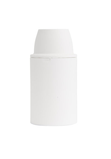 Lamp Socket (E14 Fitting), White, Polished Surface